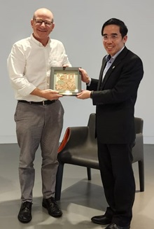 CE and Mr Boswell Gift Presentation